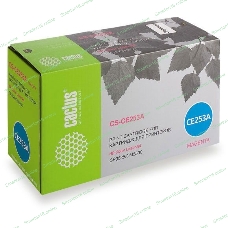 Картридж лазерный Cactus CS-CE253A пурпурный (7000 стр.) для HP Сolor LaserJet CP3525/CM3530
