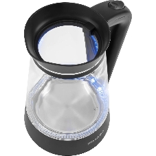 Чайник электрический Starwind SKG2116 1.8 л, 1700 Вт, черный/прозрачный корпус: стекло