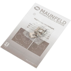 Варочная электрическая панель Maunfeld EVCE.453.D-BK, конфорок: 3 шт., стеклокерамика, независимая, черный
