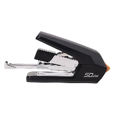 Степлер настольный Deli E0371black Exceed 24/6 26/6 26/8 (50 листов) снижение усилия, черный, 100 скоб, коробка