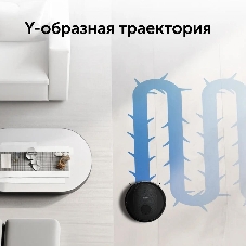Робот-пылесос Red Solution RV-RL6100S черный, 2600 мAч Li-Ion, уборка влажная/сухая, пылесборник контейнер 0,3 л