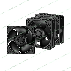 Комплект вентиляторов для корпуса Arctic S12038-8K 3 Pack черный, 120 мм, 8000 об/мин, 4 pin