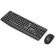 Комплект клавиатура+мышь Philips SPT6337 беспроводной, USB, 1600 DPI, чёрный
