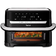 Аэрогриль Tefal Dual Easy Fry Flex EY9228E0 черный, 2700 Вт, 9 л, сенсор, 6 программ