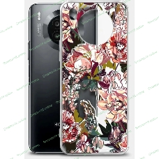 Чехол (клип-кейс) BoraSCO ArtWorks для Honor 50 Lite прозрачный/рисунок