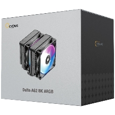 Кулер Ocypus Delta A62 BK ARGb черный 120мм алюминий+медь 2000rpm 29db 4-pin 260W 156мм