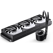 Система жидкостного охлаждения Jonsbo TG-420 ARGB Black, 420 мм, 3x140 мм, 800-1800 об/мин, 20.3-36.2 дБ, 4-pin PWM, 300 Вт, ARGB, черный