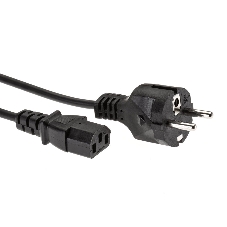 Кабель компьютер - розетка 1,5 м 220V (Европейский стандарт) VCOM/TELECOM