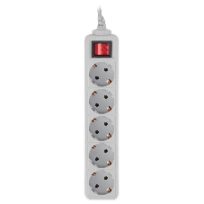 Сетевой фильтр PC Pet AP01006-3-GR 3 м, 5 розеток, серый