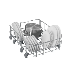 Посудомоечная машина Beko DVS050R01W, белый, 44.8 см, 10 компл., сушка конденсационная, 49 дБ, класс A