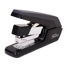 Степлер настольный Deli E0371black Exceed 24/6 26/6 26/8 (50 листов) снижение усилия, черный, 100 скоб, коробка