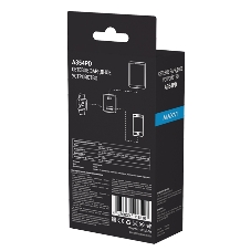 Сетевое зарядное устройство Maxvi A354PD Type-C 20W PD3.0 + USB 2.4A, черный