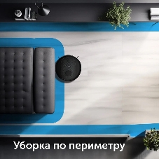 Робот-пылесос Red Solution RV-RL6100S черный, 2600 мAч Li-Ion, уборка влажная/сухая, пылесборник контейнер 0,3 л