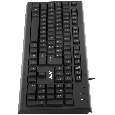 Клавиатура проводная Acer OKW120, USB, черный