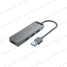 USB-концентратор Vention OTG USB 3.0 на 4 порта серый 1м.