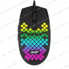 Мышь проводная Acer OMW134 черный, 3200 dpi, USB, кнопки - 6