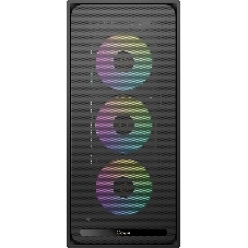 Корпус Ocypus Delta C70 BK ARGB, Midi-Tower, чёрный, 4 x 120 мм