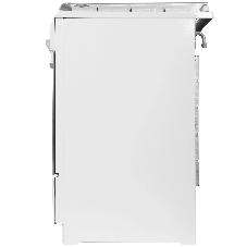 Плита газовая DeLuxe 506040.05 г (крышка) белый, конфорок 4 шт, духовка 54 л, 50 см x 85 см x 60 см