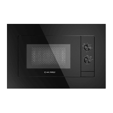 Микроволновая печь встраиваемая Maunfeld JBMO725BK01 черный, 20 л, 700 Вт, переключатели - поворотный механизм