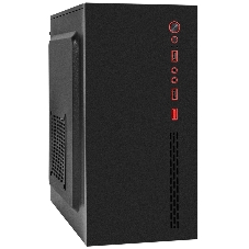 Компьютерный корпус Miditower ExeGate AA-443U-UNS400 (ATX, БП UNS400 с вент. 12см, 2хUSB+1хUSB 3.0+HD Audio, черный)