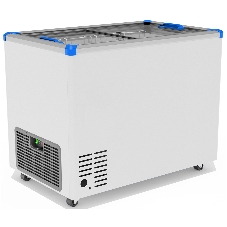 Морозильный ларь FROSTOR GELLAR FG 350 C, белый/синий, 310л, 3 корзины