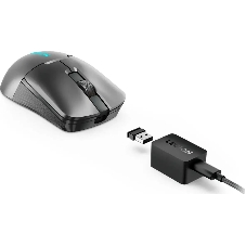Мышь беспроводная Lenovo Legion M600s Qi Wireless Gaming темно-серый оптическая 19000dpi BT/Radio USB (GY51H47355)