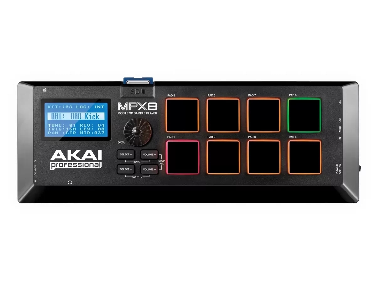 MIDI контроллер AKAI MPX 8