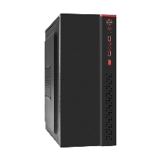 Компьютерный корпус Miditower ExeGate AA-443 (ATX, без БП, 2*USB+HD Audio, черный)