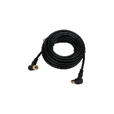 Кабель Rexant 18-0014 TV PLUG - TV JACK, 3м, угловой, черный