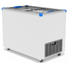 Морозильный ларь FROSTOR GELLAR FG 350 C, белый/синий, 310л, 3 корзины