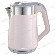 Чайник электрический Homestar HS-1019 1,8 л стальной розовый