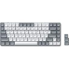 Клавиатура Satechi SM1 Slim Light гибридная, USB Type-A, Bluetooth, радиоканал, белый
