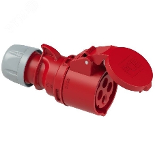 Розетка кабельная 16А/400V/3P+E/IP44