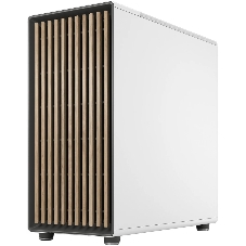Компьютерный корпус без блока питания Fractal Design North XL TG Dark Tint, Full-Tower, 3x140мм, 2xUSB-A 3.2 + 1xUSB 3.2 Type-C E-ATX, ATX, mATX, mITX Wood panel, Chalk белый