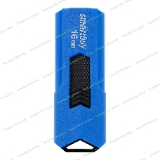 Флешка USB Smartbuy STREAM Blue (SB16GbST-B), 16Gb, USB 2.0, R/W 25/15, синий/черный