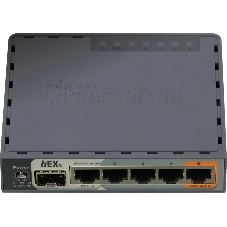 Маршрутизатор PoE MikroTik RB760iGS2 ядра (880 МГц), 5х 1G RJ45, SFP, USB, MicroSD, раздача PoE (HEX S)