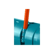 Снеговая лопата GRINDA PROLine FIBER-500 500 мм пластиковая с алюминиевой планкой, особопрочный легкий черенок из фибергласса, V-ручка