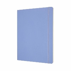 Блокнот Moleskine CLASSIC SOFT QP623B42 XLarge 190х250 мм, 192 страниц, нелинованный, мягкая обложка, голубая гортензия