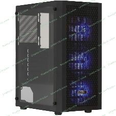 Корпус PcCooler MA100 MESH BK черный без БП ATX 3x120mm 1xUSB2.0 1xUSB3.0 audio bott PSU