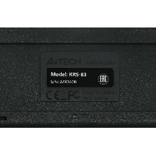 Комплект клавиатура+мышь A4Tech KRS-8372 проводной, USB, 1200 DPI, чёрный