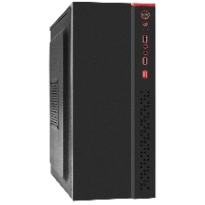 Компьютерный корпус Miditower ExeGate AA-443U-UNS350 (ATX, БП UNS350 с вент. 12см, 2хUSB+1хUSB 3.0+HD Audio, черный)