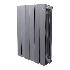 Радиатор биметаллический Royal Thermo PianoForte 500 серебристый - 6 секц.
