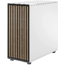 Компьютерный корпус без блока питания Fractal Design North XL TG Dark Tint, Full-Tower, 3x140мм, 2xUSB-A 3.2 + 1xUSB 3.2 Type-C E-ATX, ATX, mATX, mITX Wood panel, Chalk белый