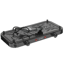 Плита настольная электрическая Centek CT-1507 черный, 2конф ЧУГУН 155мм, 2000Вт, индикатор работы