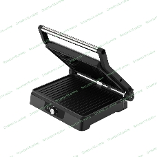 Гриль электрический Topdevice EG1/2200 Вт/0-240 °C/раскрытие на 180 °C/несъемные панели/черно-серебристый (TDSEG001_BK)