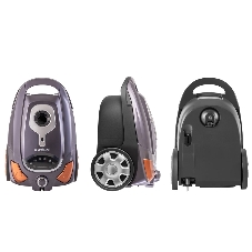 Пылесос Endever SkyClean VC-250 фиолетово-серый/оранжевый, 450/2000 Вт, уборка сухая, пылесборник мешок 3,5 л