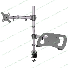 Кронштейн для монитора/ноутбука Cactus CS-VM-LH07-AL серебряный 13