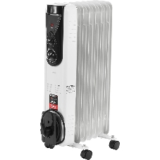 Обогреватель масляный Centek CT-6200 (7 секций) белый, 700/1000/1500 Вт, 15 м2, термостат