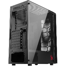 Компьютерный корпус Bloody BD-CC115 черный без БП ATX 8x120мм 1xUSB 2.0 1xUSB 3.0 audio bott PSU