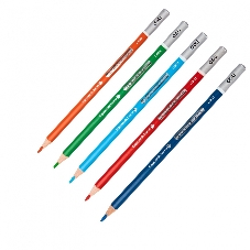 Карандаши цветные Deli EC00225 Color Emotion, трехгранный профиль, липа, 24 цвета, металлическая коробка (24шт)